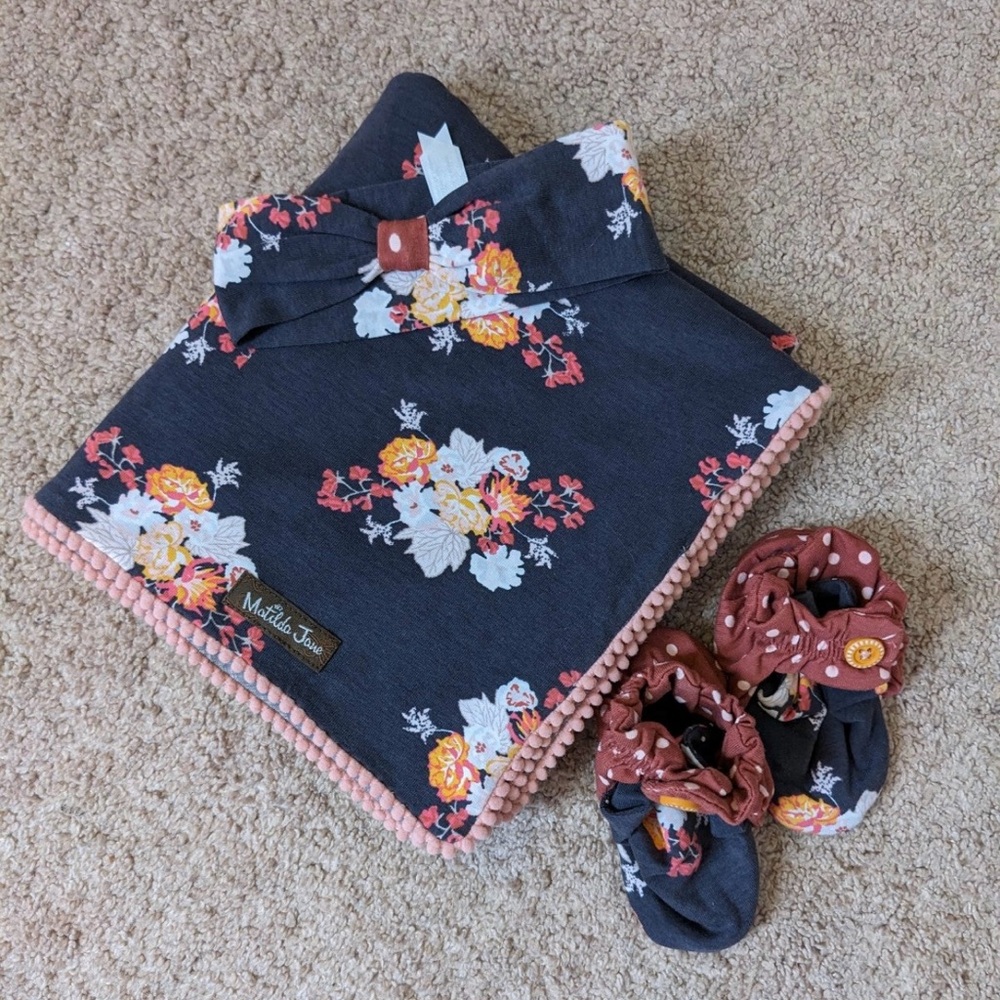 Matilda Jane Floral Swaddle Set